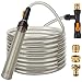 photo hygger Bucket-Free Aquarium Water Change Kit Metal Faucet Connector Fish Tank Vacuum Siphon Gravel Cleaner with Long Hose 25FT Drain & Fill 2024-2023