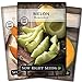 photo Sow Right Seeds - Cantaloupe Fruit Seed Collection for Planting - Individual Packets Honey Rock, Hales Best and Honeydew Melon, Non-GMO Heirloom Seeds to Plant an Outdoor Home Vegetable Garden… 2024-2023