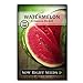 photo Sow Right Seeds - Crimson Sweet Watermelon Seed for Planting - Non-GMO Heirloom Packet with Instructions to Plant a Home Vegetable Garden - Great Gardening Gift (1) 2024-2023
