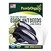 photo Purely Organic Products Purely Organic Heirloom Eggplant Seeds (Long Purple) - Approx 220 Seeds 2024-2023