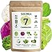 photo Seedra 7 Cabbage Seeds Variety Pack - 2245+ Non GMO, Heirloom Seeds for Indoor Outdoor Hydroponic Home Garden - Golden & Red Acre, Cauliflower, Brussel Sprouts, Broccoli & More 2024-2023